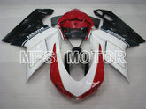 Ducati 848 / 1098 / 1198 2007-2011 Injection ABS Fairing - Factory Style - Red White - MFS4134